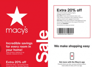 Macy’s President’s Day Big Refersh Sale Feb 18 – Mar 06, 2022