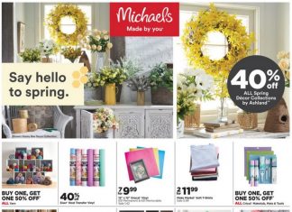 Michaels Weekly Ad Feb 20 – Feb 26, 2022