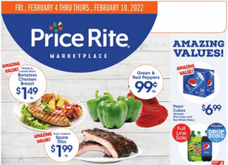 Price Rite Weekly Ad Feb 04 – Feb 10, 2022