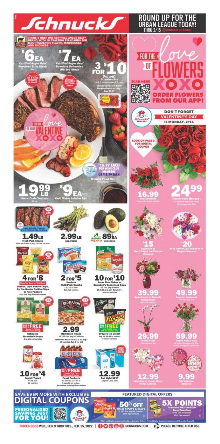 Schnucks Weekly Ad Feb 09 Feb 15, 2022