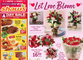 Shaw’s Weekly Ad Feb 11 – Feb 17, 2022 (Valentine’s Day Promotion Included)