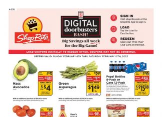 ShopRite Weekly Ad Feb 06 – Feb 12, 2022