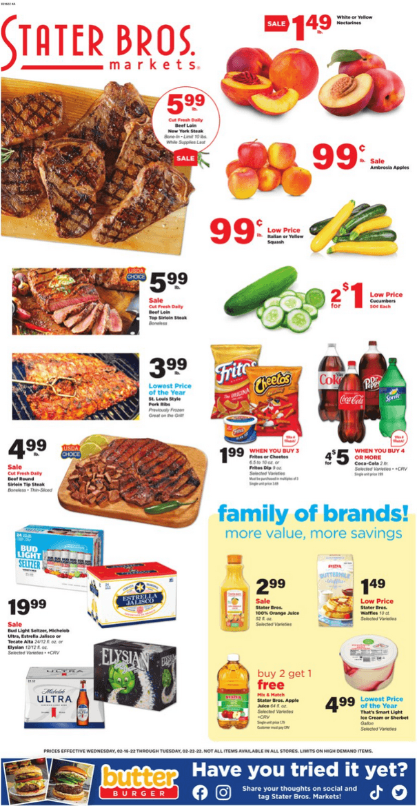 Stater Bros Weekly Ad Feb 16 Feb 22, 2022
