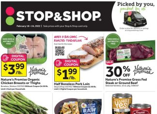 Stop & Shop Weekly Ad Feb 18 – Feb 24, 2022