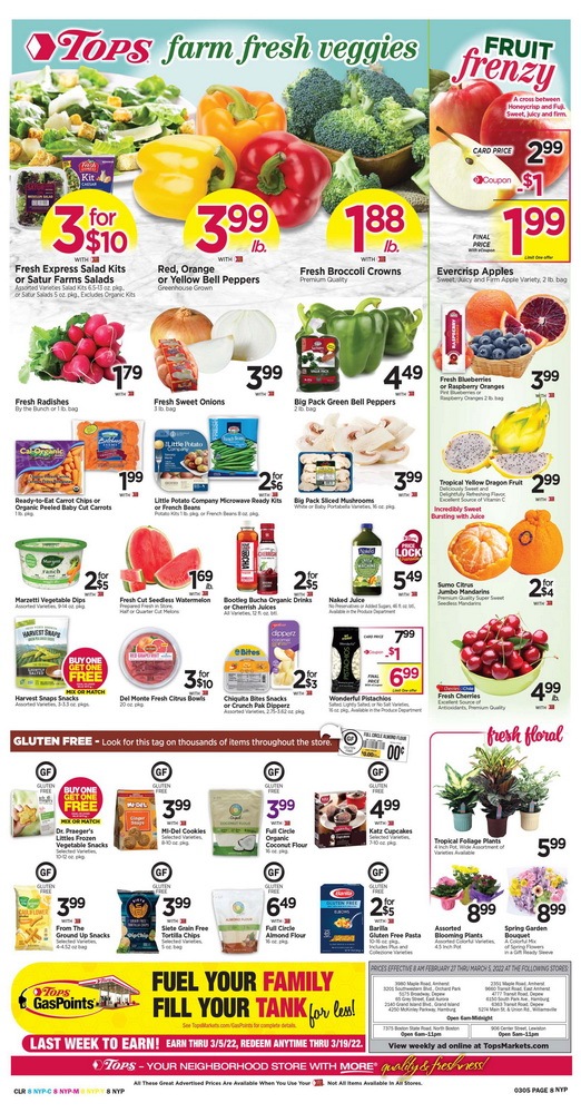 Tops Weekly Ad Feb 27 Mar 05, 2022