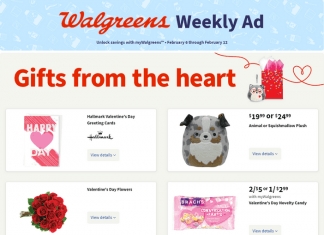 Walgreens Weekly Ad Feb 06 – Feb 12, 2022 (Valentine’s Day Promotion Included)
