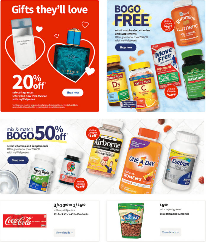 Walgreens Weekly Ad Feb 06 Feb 12, 2022 (Valentine's Day Promotion