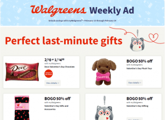 Walgreens Weekly Ad Feb 13 – Feb 19, 2022 (Valentine’s Day Promotion Included)