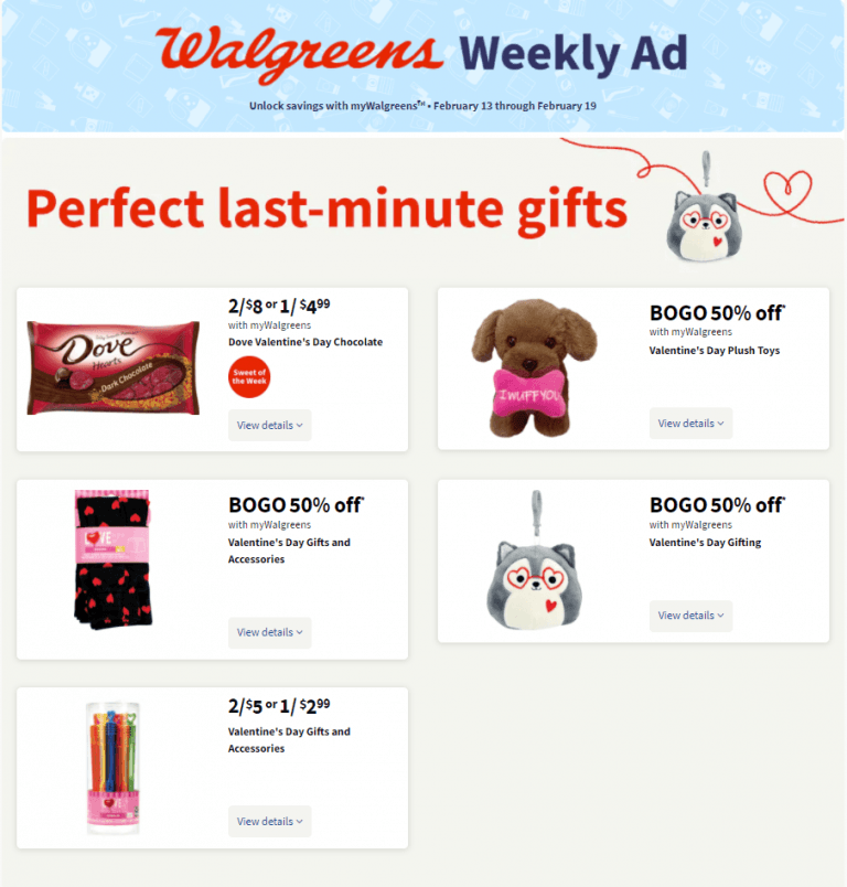 Walgreens Weekly Ad Feb 13 Feb 19, 2022 (Valentine's Day Promotion