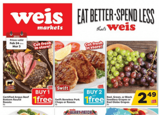 Weis Markets Weekly Sale Feb 24 – Mar 03, 2022