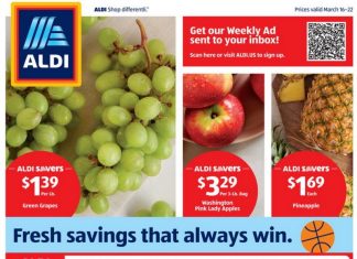 ALDI Weekly Ad Mar 16 – Mar 22, 2022
