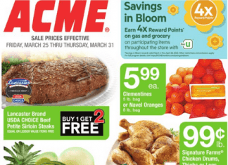 ACME Weekly Ad Mar 25 – Mar 31, 2022