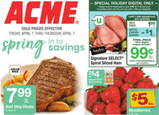 ACME Weekly Ad Apr 01 – Apr 07, 2022 (Easter Promotion Included)