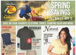 Bass Pro Shops Spring Savings Mar 31 – Apr 13, 2022