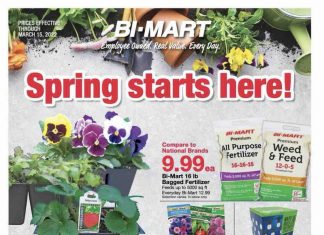 Bi-Mart Weekly Ad Mar 01 – Mar 15, 2022