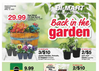 Bi-Mart Weekly Ad Mar 29 – Apr 12, 2022