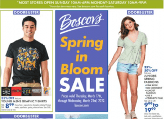 Boscov’s Weekly Ad Mar 17 – Mar 23, 2022