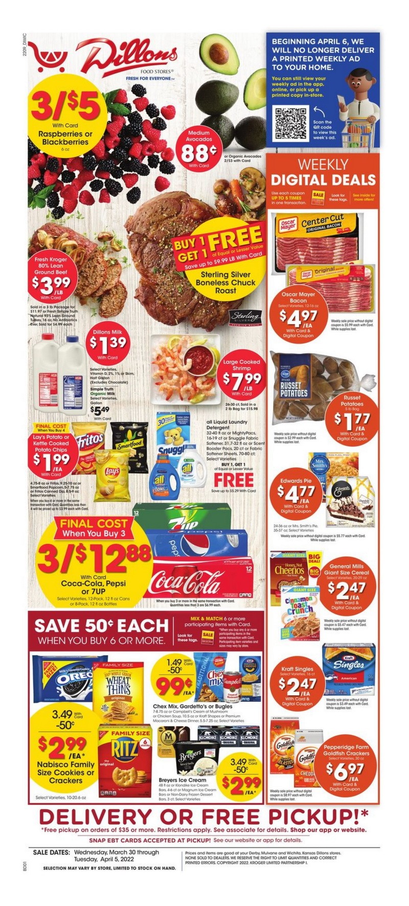 Dillons Weekly Ad Mar 30 Apr 05, 2022