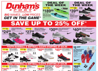 Dunham’s Sports Weekly Ad Mar 26 – Mar 31, 2022