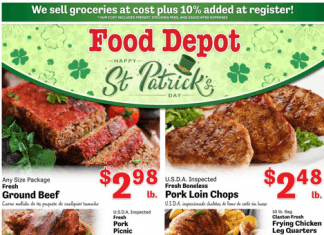 Food Depot Weekly Ad Mar 14 – Mar 20, 2022 (St. Patrick’s Day Promotion)