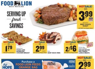 Food Lion Weekly Ad Mar 02 – Mar 08, 2022