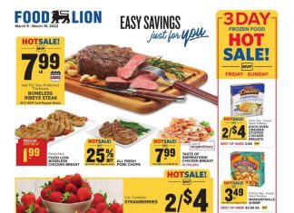 Food Lion Weekly Ad Mar 09 – Mar 15, 2022