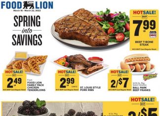 Food Lion Weekly Ad Mar 16 – Mar 22, 2022