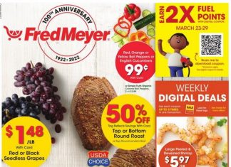 Fred Meyer Weekly Ad Mar 23 – Mar 29, 2022