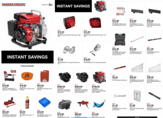 Harbor Freight Instant Savings Mar 11- Mar 24, 2022