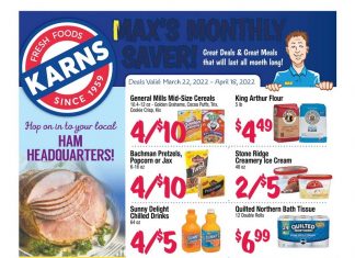 Karns Quality Foods Monthly Ad Mar 22 – Apr 18, 2022