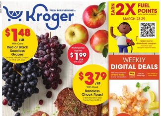 Kroger Weekly Ad Mar 23 – Mar 29, 2022 (Easter Promotion Included)