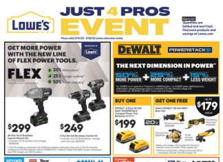 Lowe’s Pro Ad Mar 14 – Mar 25, 2022