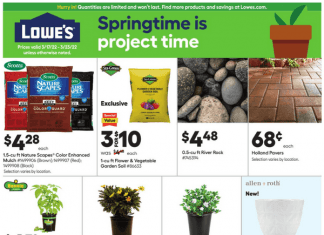 Lowe’s Weekly Ad Mar 17 – Mar 23, 2022