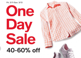 Macy’s March One Day Sale Mar 11 – Mar 13, 2022