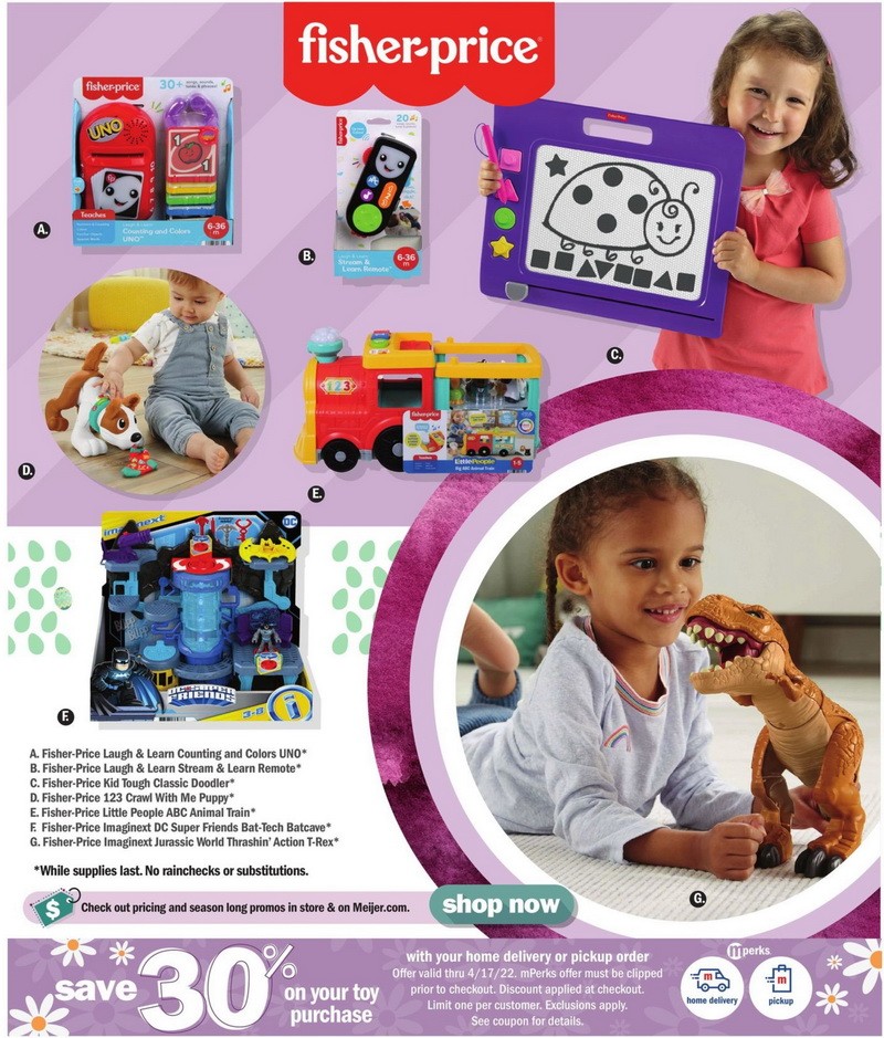 Meijer Easter Toy Ad Apr 03 Apr 17, 2022