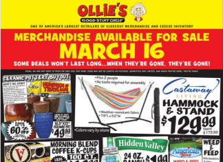 Ollie’s Weekly Ad Mar 16 – Mar 23, 2022