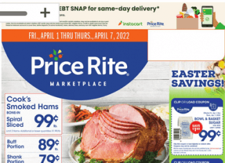 Price Rite Weekly Ad Apr 01 – Apr 07, 2022