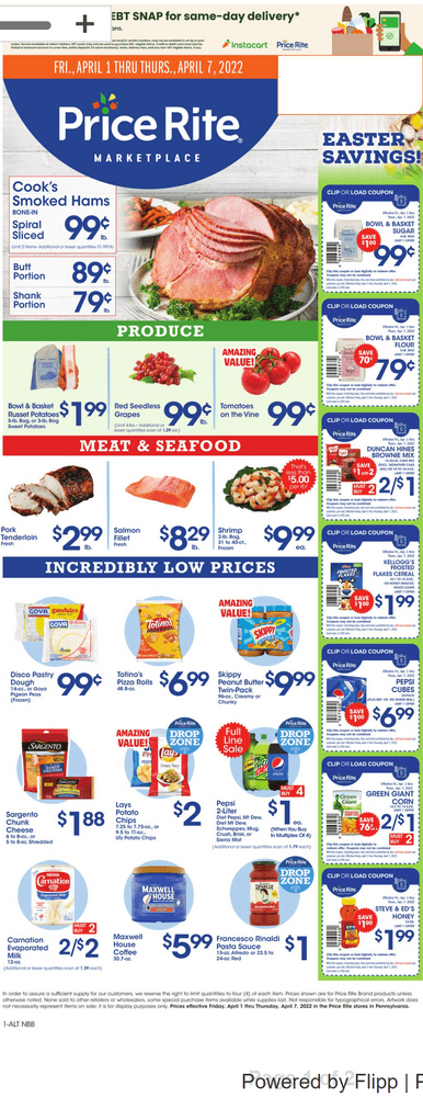 Price Rite Weekly Ad Apr 01 – Apr 07, 2022