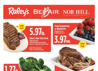 Raley’s Supermarkets Weekly Ad Mar 30 – Apr 05, 2022