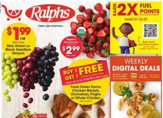 Ralphs Weekly Ad Mar 23 – Mar 29, 2022 (Easter Promotion Included)