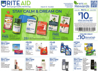 Rite Aid Weekly Ad Mar 13 – Mar 19, 2022 (Easter Promotion Included)