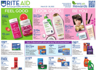 Rite Aid Weekly Ad Mar 20 – Mar 26, 2022 (Easter Promotion Included)