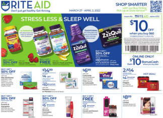 Rite Aid Weekly Ad Mar 27 – Apr 02, 2022 (Easter Promotion Included)