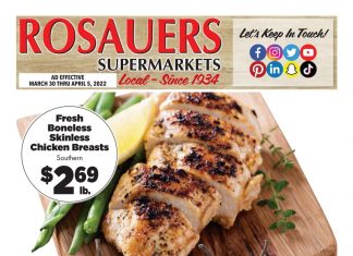 Rosauers Weekly Ad Mar 30 – Apr 05, 2022