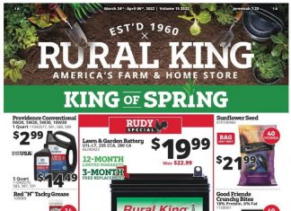 Rural King Weekly Ad Mar 24 – Apr 06, 2022