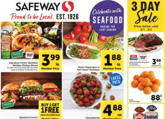 Safeway Weekly Ad Mar 30 – Apr 05, 2022 (Easter Promotion Included)