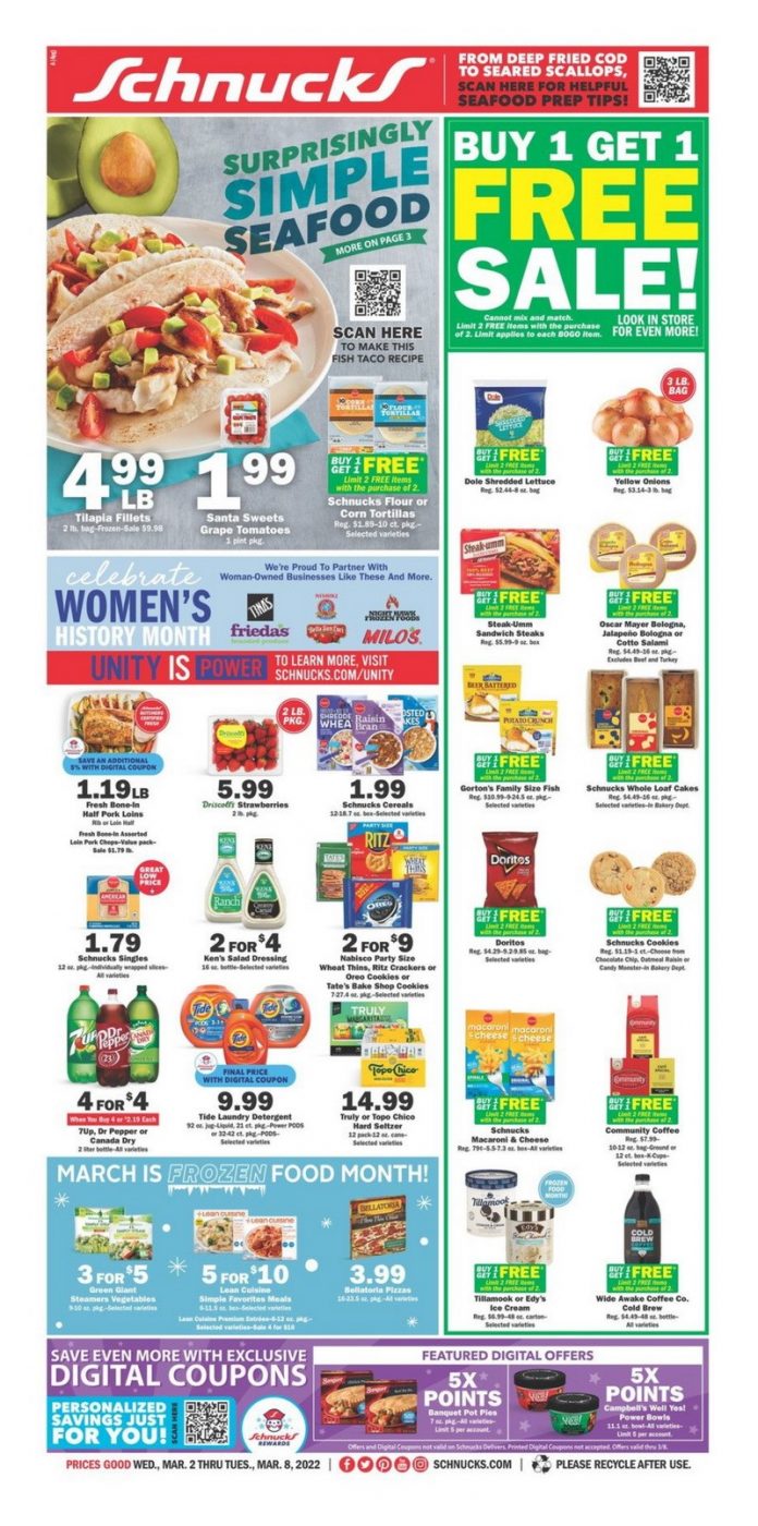 Schnucks Weekly Ad Mar 02 Mar 08, 2022