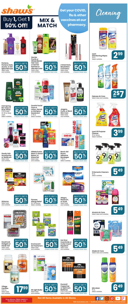 Shaw's Weekly Ad Mar 04 – Mar 10, 2022 (Easter Promotion Included)
