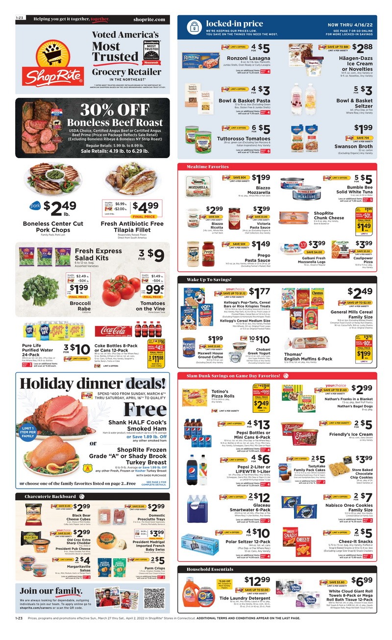 ShopRite Weekly Ad Mar 27 – Apr 02, 2022 (Easter Promotion Included)