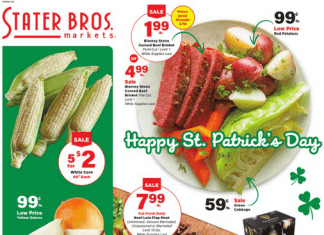 Stater Bros Weekly Ad Mar 09 – Mar 15, 2022 (St. Patrick’s Day Promotion Included)